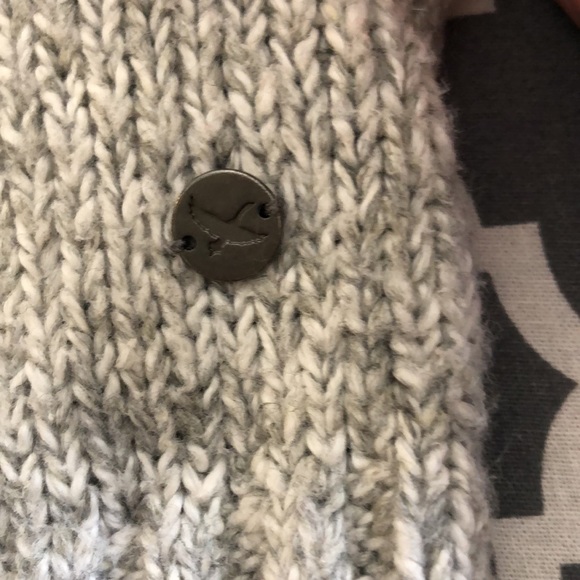 Eddie Bauer Cowl neck Gray Sweater szS - Picture 6 of 8